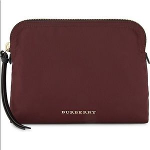 Burberry Large Zip-top Technical Nylon Pouch